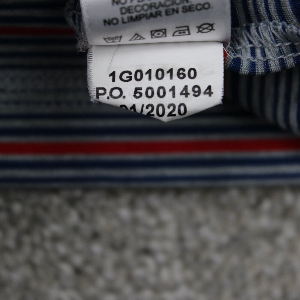 Vineyard Vines Performance Polo Shirt Mens Large Red/Blue Striped Stretch S/S - Picture 10 of 14
